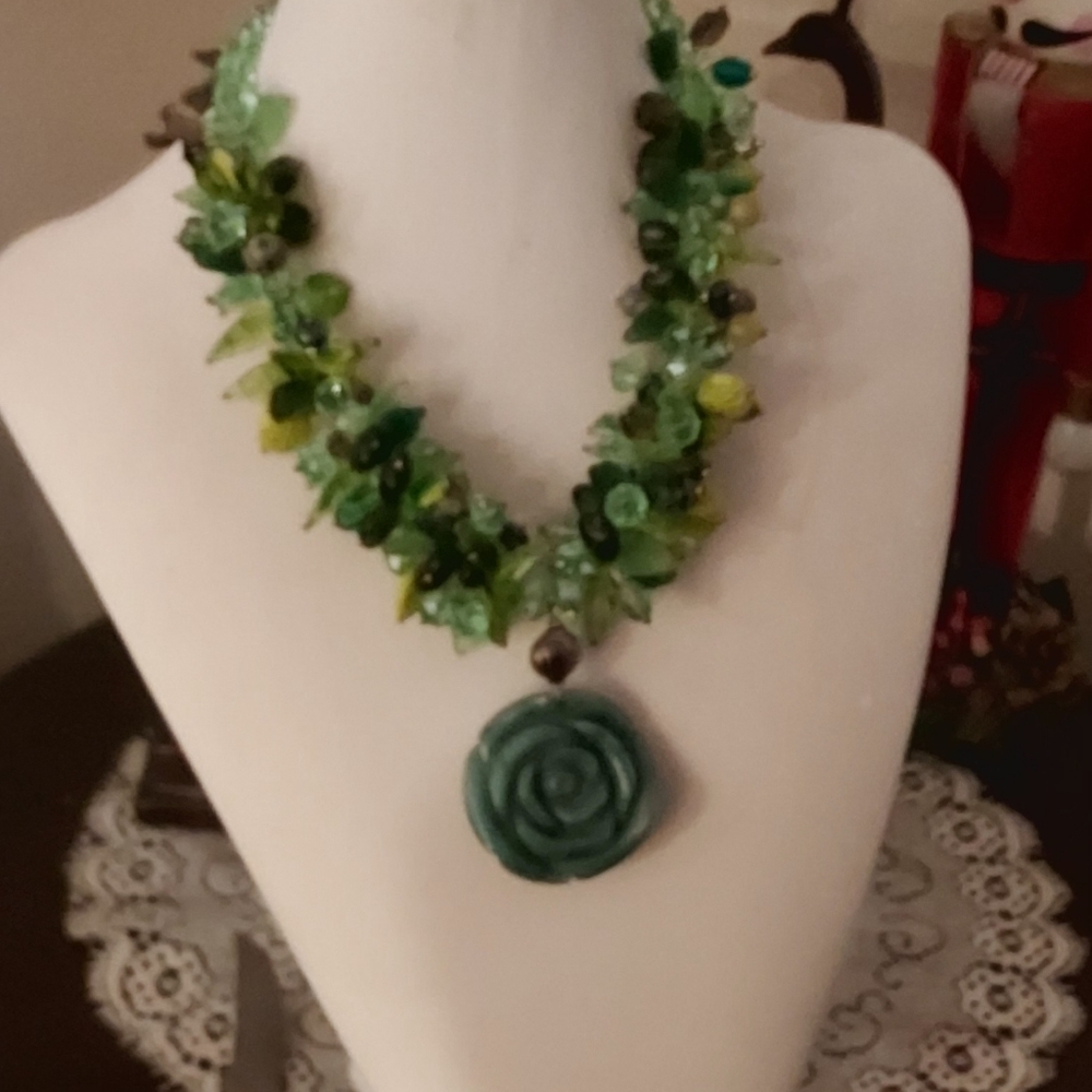 Hand  crafted By Seller. beaded necklace